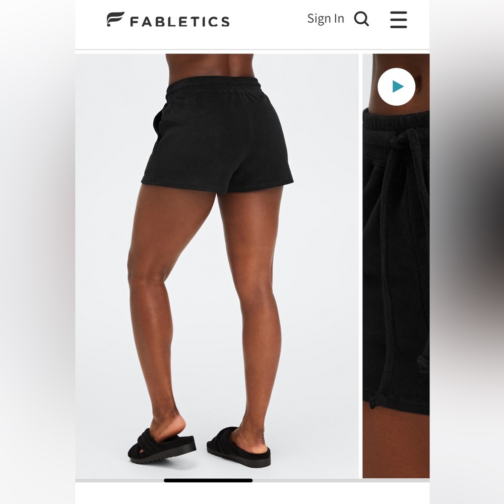 Fabletics Island Terry Shorts